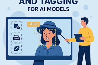 professionally do data annotation, labeling, tagging for ai models