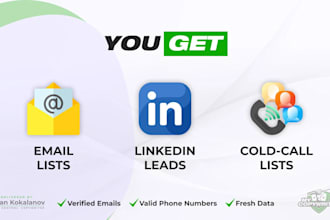build a verified email list for cold email marketing and lead generation