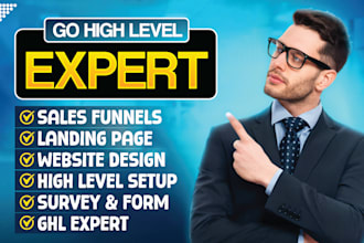 setup gohighlevel CRM automations workflows, salesfunnels, pipelines, saas setup