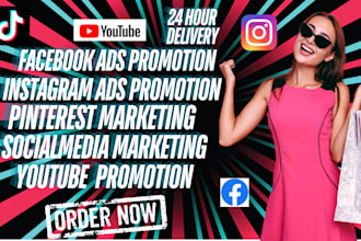 facebook ads instagram promotion meta ads pinterest marketing social media posts