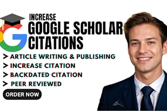 write and publish backdated articles in google scholar indexed journals