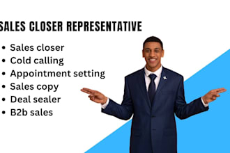 your expert b2b b2c appointment setter high ticket sales closer rep cold calling