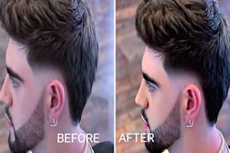 photoshop retouching, blurry photos, editing portraits