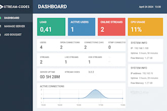 setup best iptv server, xtream ui, xui one, api configuration, panel intallation
