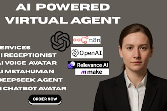 do ai powered virtual agent, ai autonomous sales agent, ai metahuman assistant