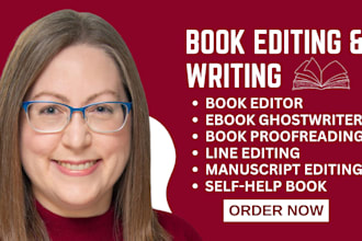 proofread line editor ghost book writer self help ebook