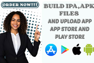 publish your android or ios app to the play store or app store
