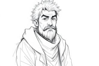 sketch any person, character or animal