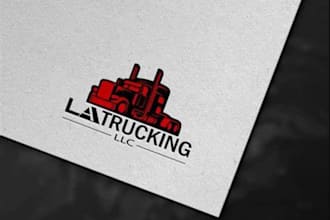 design trucking, logistics, freight and moving company logo for your business