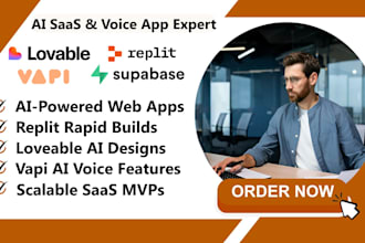 build lovable supabase replit loveable saas mvp vapi ai voice agent web app dev