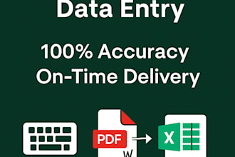 do data entry, transcription, basic python coding ,mysql queries, pdf conversion