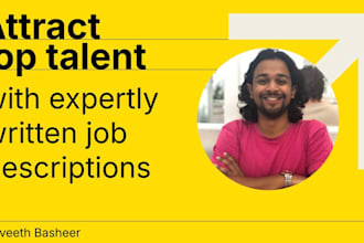 write a bespoke job ad to attract the best talent for your company