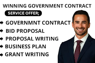 write winning government contract proposal, grant writing, rfi, rfp proposal