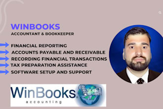 do monthly bookkeeping in belgian using winbooks software