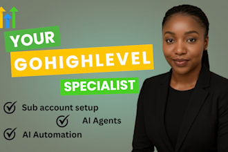 setup gohighlevel CRM automation, n8n, ai agent ghl, gohighlevel sales funnel