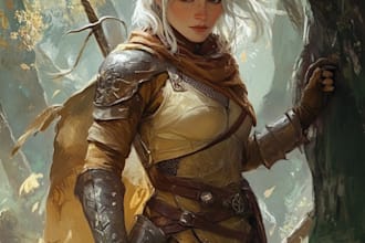 dnd character art and dnd character art