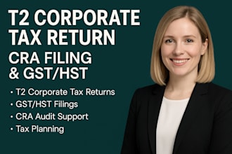 file your canadian t2 corporate tax return and cra gst hst filings
