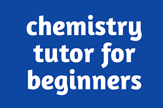 tutor you on organic chemistry