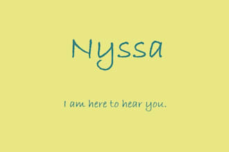 listen to you with empathy and am here to help you
