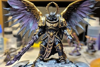 paint your warhammer 40k, aos, dnd or any board game miniatures