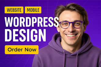 design a professional and responsive wordpress website