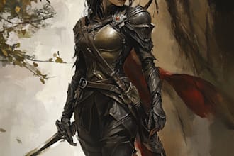 dnd character art and dnd character art