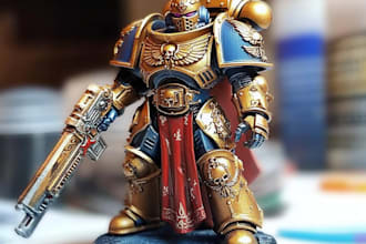 paint your warhammer 40k, sigmar and dnd miniatures