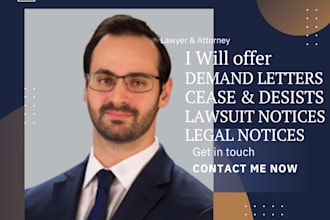 write a demand, cease and desist, or lawsuit notice with legal tools