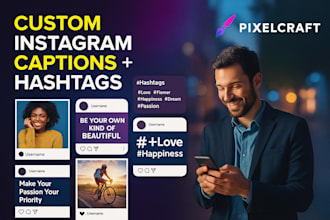 write engaging instagram captions with hashtags for your brand