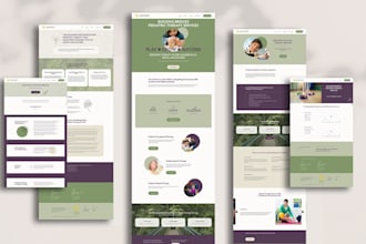 design medical, therapy, mental health, wellness, counselling, coaching website