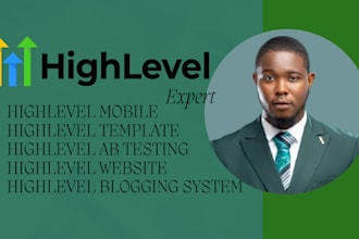gohighlevel ghl blogging system ab split testing mobile responsive template site