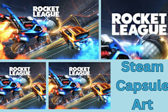 do steam banner game capsule game poster game art game ui logo steam graphics