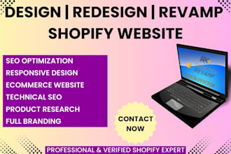 clone revamp design redesign shopify store SEO optimization shopify website