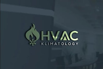 design hvac, lawn care, pressure wash, roofing, door hanger, flyer and logo
