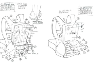 design your bag, carrier, travel good and make a tech pack