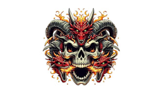 design high quality dragon logo with t shirt design