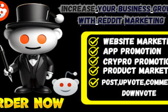 do reddit post for website product link ai app crypto and social media manager