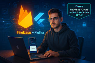 professionally connect your flutter app with firebase services