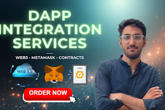 integrate metamask wallet and smart contract with your web3 dapp frontend