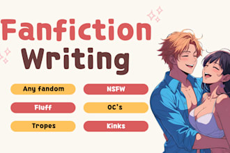 ghostwrite your fluff nsfw fantasy romance fanfiction