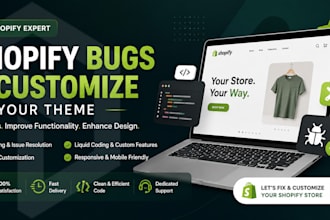 do shopify liquid, shopify theme and shopify bug fix