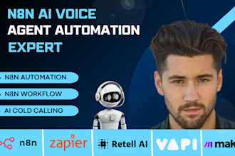 n8n automation n8n workflow n8n ai agent vapi ai retell ai voice agent autogen