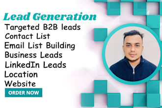do b2b lead generation based on your target with verified emails