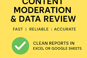 review and moderate your content professionally