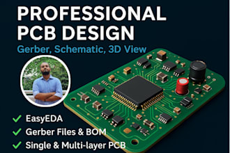 design circuit and pcb layout using easyeda