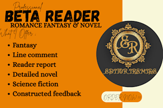 beta read fantasy science fiction thriller dark fiction novel mystery historical