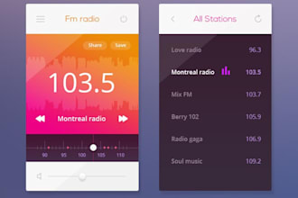 setup radio station website with android ios mobile apps