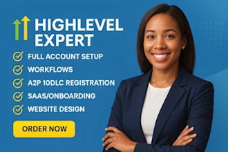 build gohighlevel funnel, website, crm, workflow, chatbot, twilio automation ghl