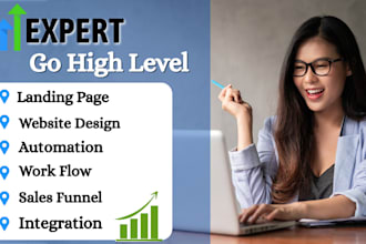 gohighlevel landing page gohighlevel website ghl sales funnel ghl automation ghl