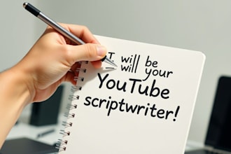 be the best youtube script writer especially for finance